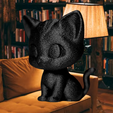 7729.png Fuzzy Mini Animal — Textured Fast Print | Cute Desk Pet