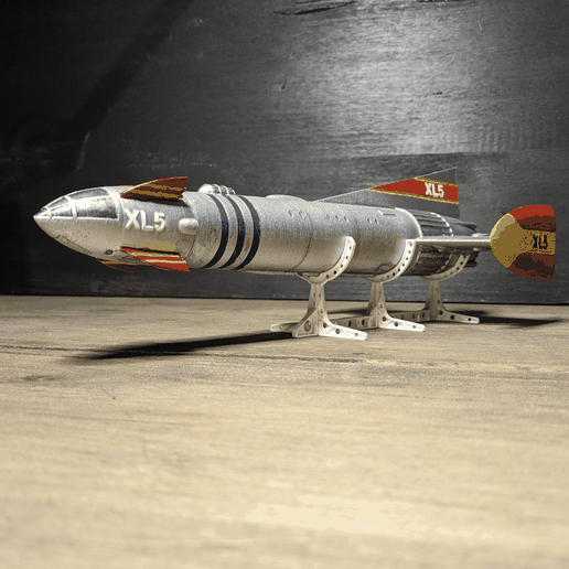 🚀 Fireball XL-5 starship・ STL File for ・Cults