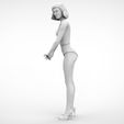 1.10.jpg Pose N1 Attractive woman Miniature 3d print Model