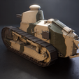 T-08.png Renault FT-17 - WW1 French Light Tank 3D model