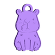 Capibara2.stl Capibara Moco Key Ring