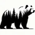 medveď.webp Wall Art grizzly bear