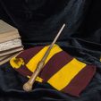 harry-potter-wand-gryffindor022.jpg Archivo 3D Colección de varitas de Harry Potter・Modelo para descargar y imprimir en 3D