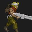 ScreenShot296.jpg Marco Rossi, Metal Slug Action Figure posable Soldier stl 3d