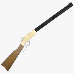 Henry-Rifle01.jpg 3D-Datei Henry-Gewehr・3D-druckbares Modell zum Herunterladen