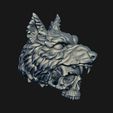 7.jpg Skull wolf scalp