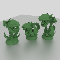 untitled3.png STL file Maneater Plant 28mm Creature for Tabletop Adventures・3D printing design to download, Mehdals