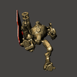 8.png Gladiator Tank - Quake 4 Strogg Champions robot cyborg demon- Ultra High detailed mesh - STL for 3D printing