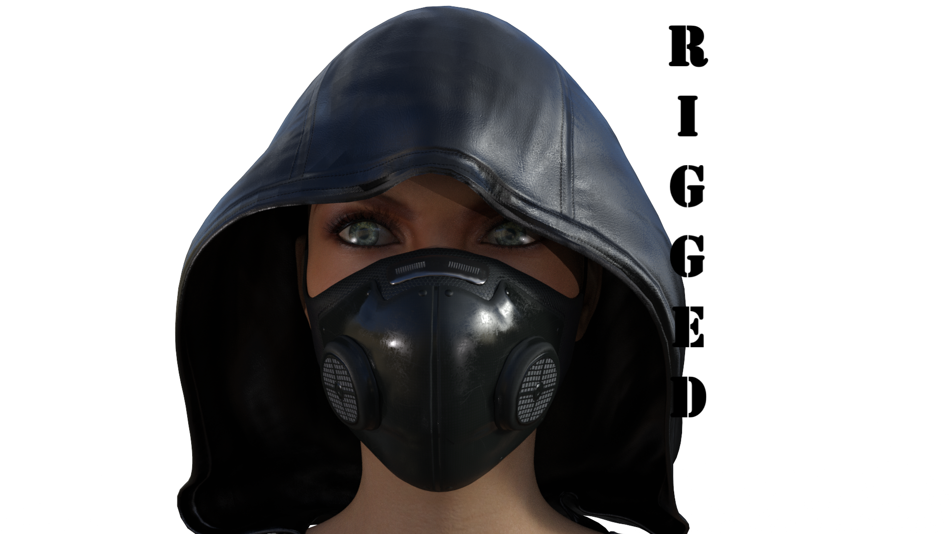 Download STL file Post Apocalyptic Girl Rigged • Model to 3D print ・ Cults