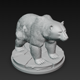 a67.png1.png Polar Bear Figurine | Arctic Wildlife Sculpture on Ice Base