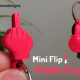 thumb.png Mini Flip Middle Finger Keychain