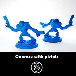 cover-conrasu_with_pistols.png STL file Conrasu with pistols・Design to download and 3D print