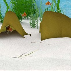 FishCave-1.jpg Archivo STL Tienda para peces・Idea de impresión 3D para descargar