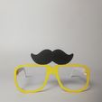 biyik1.jpg Party Glasses with Mustache Figures Party Glasses with Mustaches Oktoberfest Party Glasses