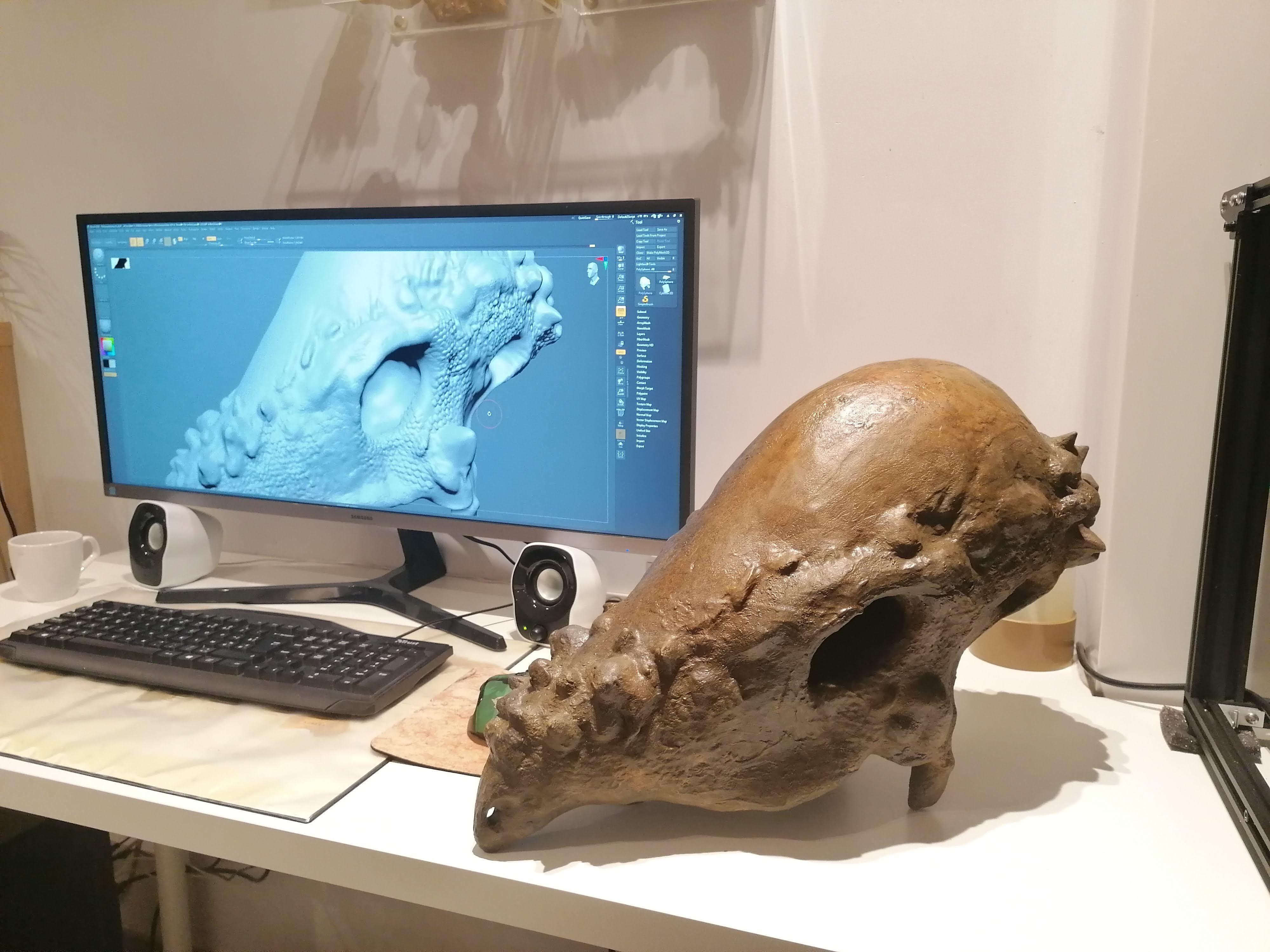 IMG_20200627_221225.jpg Fichier STL Crâne de Pachycéphalosaure・Modèle à télécharger et à imprimer en 3D, Think3dprint