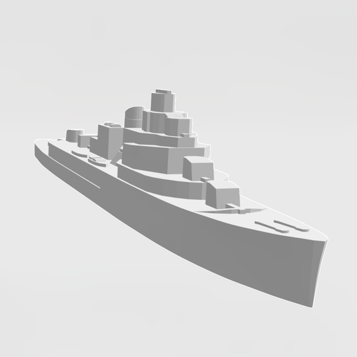 STL file HNLMS Van Kinsbergen sloop 1:4800 WW2 🚐 ・3D printer model to ...