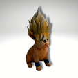 10.png Bulldog Super Saiyan Statue