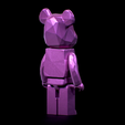Untitled_Viewport_005.png Bearbrick Articulated Low poly faceted Articulated