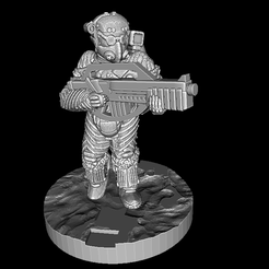 ApeSuit.png Fichier STL Alien Hunting Soldier 28mm Heroic・Design à télécharger et à imprimer en 3D