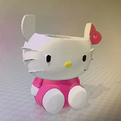 mate hello kitty.jpg Free STL file MATE HELLO KITTY CUERPO COMPLETO・3D printing model to download
