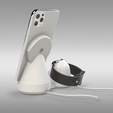Untitled 749.png iPhone and Apple Watch MAGSAFE charger Stand - 2 OPTIONS