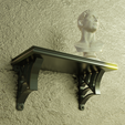 02.png SPIDER WEB WALL SHELF - GOTHIC SHELF