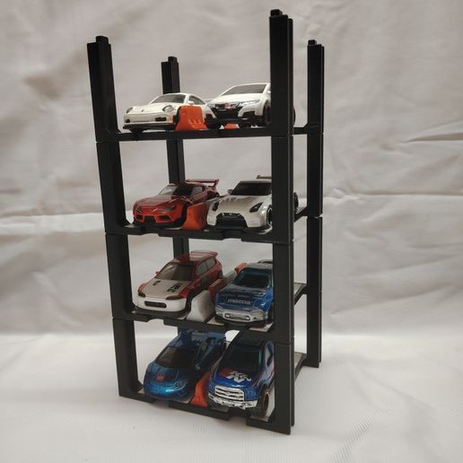 🚗 Stackable 1:64 Diecast Car Display Rack – Minimalist & Modular Design ...