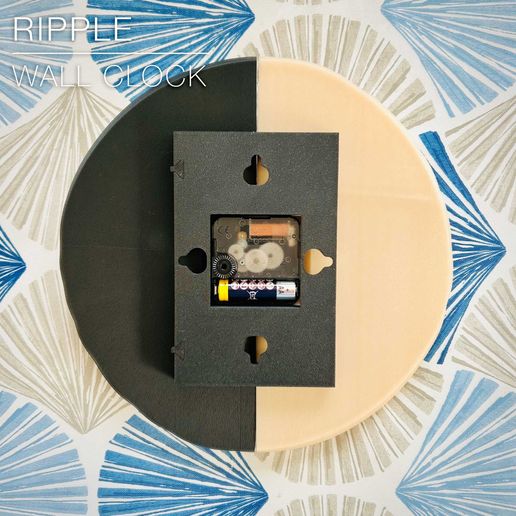 RIPPLE_clock_back.jpg RIPPLE | Horloge murale