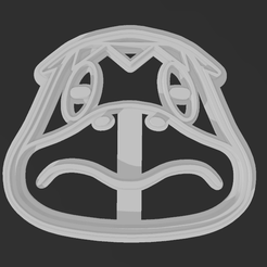 amiral.png STL file Animal Crossing cookie cutter - Kapp'n・Design to download and 3D print, Daelys