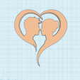 couple-in-heart.png Couple silhouette in heart shape, romantic frame