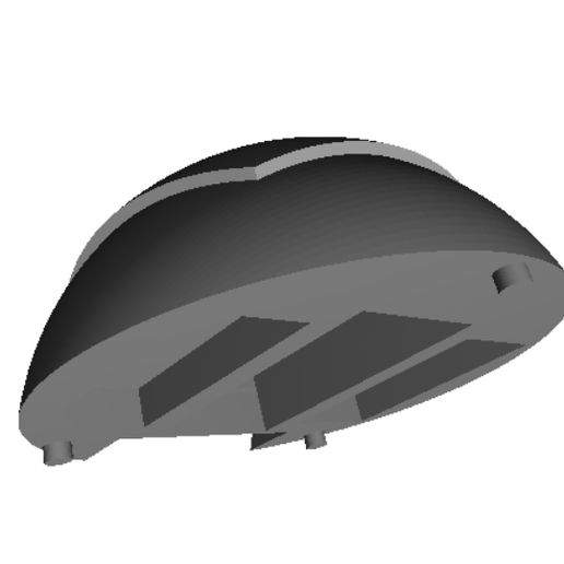 STRUTTURA INTERNA SUPERIORE DRONE H1 3D model