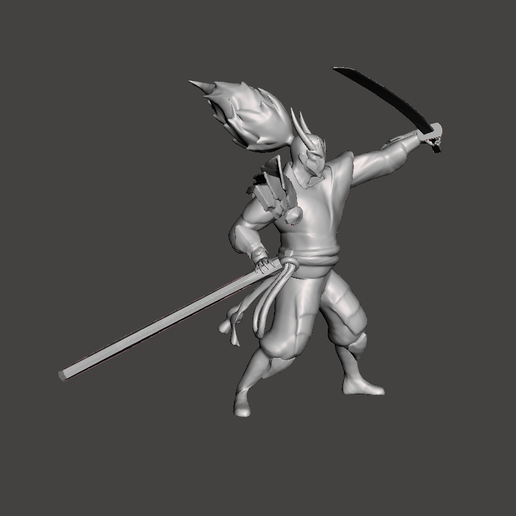 Blood Moon Yasuo 3D Model - 3D model önizlemesi