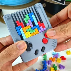 Mini Tetris GameBoy - Retro Console and Container