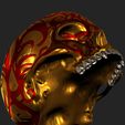 2023-04-06-11_21_21-ZBrush.jpg stl file of 3d prints engraved female skull elegant anatomy