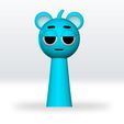 1.jpg Sky Sprunki STL, 3mf, Obj, 3D Model Split file Character Fanart