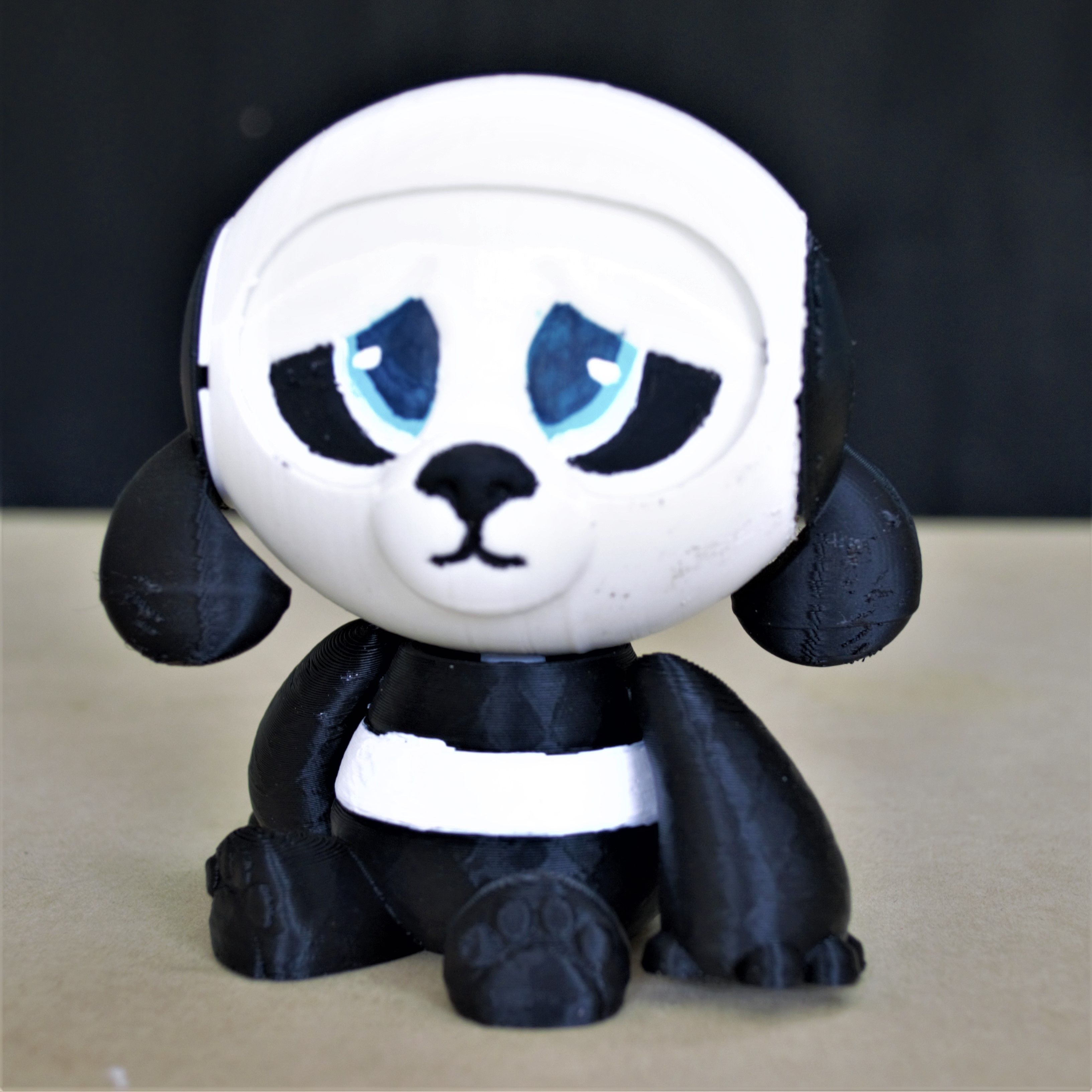 Triste.jpg Download STL file Panda Moodis • Model to 3D print, Finnick_nv