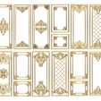 1.Collection-of-Boiserie-Decoration-Panels-02.jpg Collection of Boiserie Decoration Panels 02