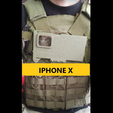 PALS1.png IPHONE X PALS Armor Plate Carrier Phone Mount