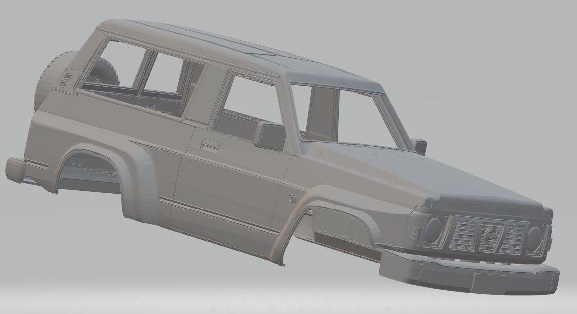 foto 2.jpg Fichier STL Carrosserie imprimable Nissan Patrol GR・Plan pour impression 3D à télécharger, hora80