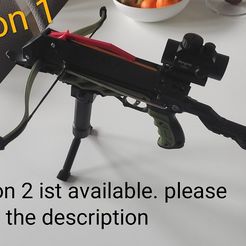 Version 2 ist available. please check the description _ Alligator 2 || Repeating crossbow || 3d printed magazine || Inspired by Joerg Sprave