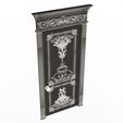 Wireframe-2.jpg Carved Door Classic 0802 White