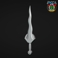 ORI-WEA-038-Serpent_Sword.png 3D file Lady Slither Snake Men MOTU Origins Sword・Template to download and 3D print