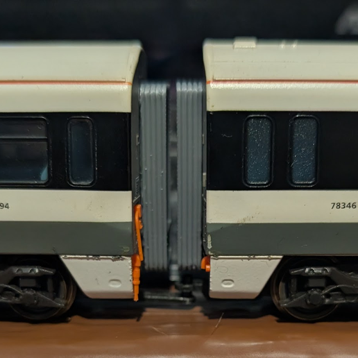 Hornby Class 466 Networker Gangway for PLA printers 3D model