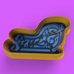 sleigh1-4.jpg Santa's Sleigh Cookie Cutter