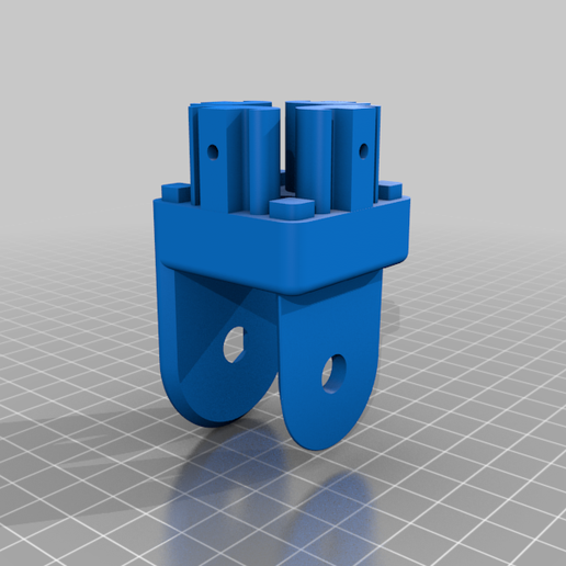 Hinge2_with_NutM3_4x_hole.png ITEM 4040 Hinge