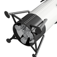 3.png SpaceX Starship HLS Lunar Lander Sistema de aterragem humana ajustável Modelo de impressão 3D