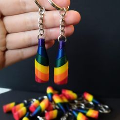 WhatsApp Image 2019-07-19 at 20.32.59 (3).jpeg Pride rainbow bottle keychain