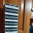 Fast-print modular storage drawer system