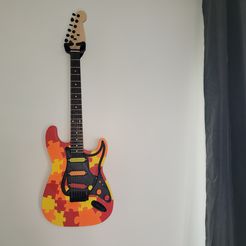 Fichier STL gratuit Mini guitare type strat - La mini strat