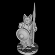 Felid-Javelineer.png Cat Person With Spear